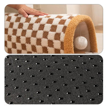 Large Cat Tunnel Bed 2 In 1 Cat Bed Cave With Plush Ball Tunnel Cat Nest Cushion Cat Toy For Kitten Puppy Cat Ferret Cat Bed Can