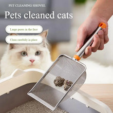Pets Litter Sand Shovel Deep Shovel With Ergonomic Handle Pet Cleaning Tool Pooper Scooper For Cats Waste Receptacles Pet Toilet