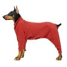Winter Warm Dog Pajamas Clothes For Medium Large Dogs Dog Pajamas Elasticity Pet Jumpsuit  Labrador Costume Doberman Coat