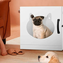 Smart Pet Drying Box Household Pet Hair Dryer Box Small Dryer for Cats Hair Dryer for Dogs Sterilizable and Disinfectable 110V