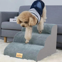 Pet Dog Stairs for High Beds and Sofa Couch High-Density Sponge Foam Dog Steps with Washable Cover for Puppies
