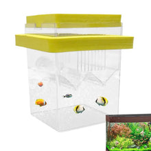 Aquarium Breeder Box With Suction Cups Floating Aquarium Acclimation Hatchery Incubator Guppy Betta Fish Isolation Box