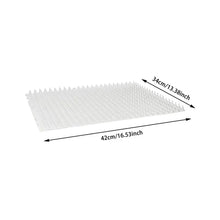 6PCS Garden Cat Scat Mats Cats Net Anti-Cat Dogs Repellent Mat Prickle Strips Keep Cats Away Safe Plastic Spike Thorn