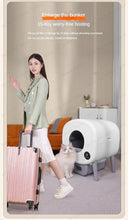 New Automatic Smart Cat Toilet Electric Smart Cat Litter Box Can Be Remotely Controlled By App Enclosed Cat Litter Box