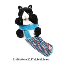 2/1pcs Cats Puppet Wrestler,Cat sumo Wrestler Toy Interactive Play Cat Plush Animal Toy With Sturdy Padding Cat Wrestling Gloves