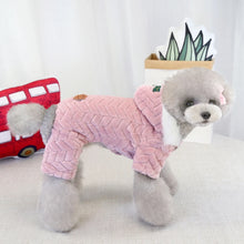 Winter Dog Jumpsuits Pet Puppy Hoodie Jacket Coat 4-Leg Soft Fleece Warm Snowsuit Chihuahua Yorkie Outfits Clothes Apparel