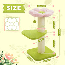 Cat Tree Cat Tower with Super Thick Scratching Post Cat Scratching Post for Large Cats Flower Cat Bed Tall Cat Scratcher Indoor