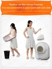 Electric Cat Toilet Extra Large Intelligent Cat Litter Box Fully Enclosed Poop Shovel Fully Automatic Cat Litter Box Low Noise