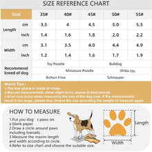 Warm Dog Snow Boots Winter Dog Shoes for Small Medium Dogs Puppies Dog Boots Paw Protectors with Anti-Slip Sole and Plush Lining