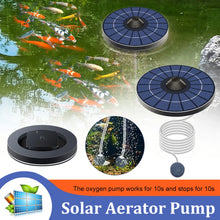Floating Solar Air Pump Aerator Pumps For Aquarium Fish Tank Pond Fishing Oxygenation with Air Hoses and Bubble Stone
