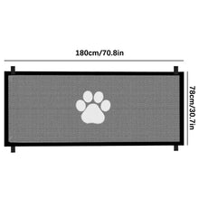 Portable Pet Dog Net Doors Retractable Indoor Safety Gate Folding Fence Protective Net For Stairs, Doorways, Halls, Kitchen