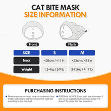 Cat Anti Bite Muzzles Breathable Cat Travel Tools Bath Grooming Supplies Adjustable Kitten Muzzles Anti Scratch Pet Supplies