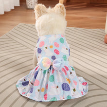 Easter Eggs Dog Dress for Small Dogs Girl Pink Puppy Dresses Dog Clothes Holiday Pet Costume Spring Summer Cat Apparels Cute