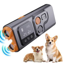 Ultrasonic Dog Bark Deterrent Device with LED Flashlight Rechargeable Pet Dog Repeller Dog Chaser Correct Your Dogs Bad Behavior