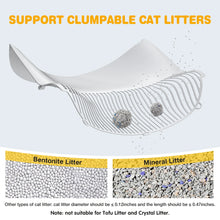 Automatic Litter Box, Self Cleaning Cat Litter Box for Multiple Cats, with Liners and Mat Included, Gift for Your Cat Friends