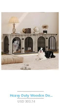 Wooden Dog Kennel TV Stand 74