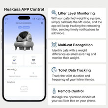 M1 Large Low noise Odor Eliminator App Control Intelligent Electric Self Cleaning Smart Automatic Cat Litter Box