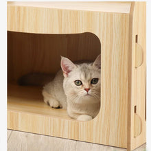 Multifunctional Luxury Cat Villa Double-story Pet House Four-season Universal Cat Nest Cat Hammock Pet Toys Pet Supplies
