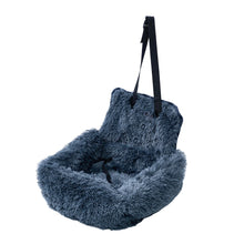 Dog Car Seat for Large Dogs, Two Dogs Car Back Seats, Travel Pet Booster Belt, Washable Long Plush Safety Car Sofa Pet Supplies