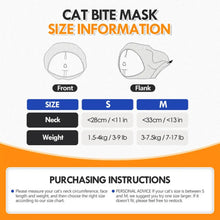 Cat Anti Bite Muzzles Breathable Cat Travel Tools Bath Grooming Supplies Adjustable Kitten Muzzles Anti Scratch Pet Supplies