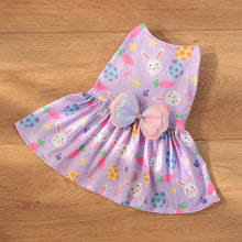 Easter Eggs Dog Dress for Small Dogs Girl Pink Puppy Dresses Dog Clothes Holiday Pet Costume Spring Summer Cat Apparels Cute
