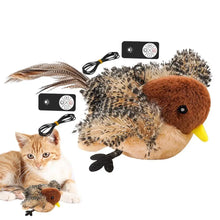 Flappy Bird Cat Toy Rechargeable Pet Cat Interactive Plush Toy Flapping Bird Toy Stimulate Hunting Instincts Remote Control USB