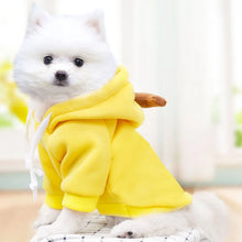 Winter Warm Cotton Dog Clothes Cute Frog Solid Hoodies Fleece Pet Dog Jacket Coat For French Bulldog Chihuahua Dog suit