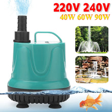 40w 60w 90w Ultra-Quiet Submersible Water Fountain Pump Filter Fish Pond Aquarium Water Pump Tank Fountain 220V 240V