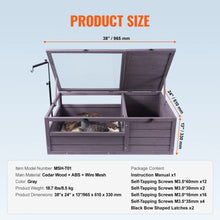 SucceBuy 3-Room Tortoise House Tortoise Habitat Wooden Enclosure Indoor Outdoor Openable Roof Large Reptile Cage44
