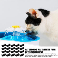 20pcs Pet Water Filter Sponge Automatic Drinking Water Dispenser Replacement Foam Filter Pet Fountain Replacement Filters