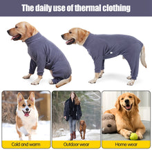 Winter Warm Dog Pajamas Clothes For Medium Large Dogs Dog Pajamas Elasticity Pet Jumpsuit  Labrador Costume Doberman Coat