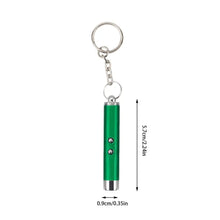Keychain Red Laser Pointer Pen With White LED Torch Pet Cat Dog Toy Classroom Business Presentation Tool