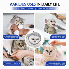 Cat Anti Bite Muzzles Breathable Cat Travel Tools Bath Grooming Supplies Adjustable Kitten Muzzles Anti Scratch Pet Supplies