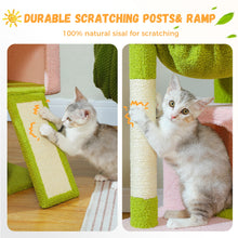 Multi-Level Cat Tree with 2 Cozy Condos, Hammock, Cat Scratching Pad, Large Cat Tower, Cat Scratching Post for Indoor, Cat House