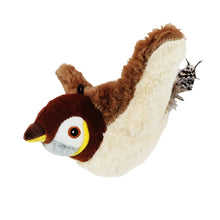 Interactive Cat Toys Flapping Wings(no Flying) Sparrow Catnip Toys Simulated Chirping Bird with Vibration Sensor for Cats