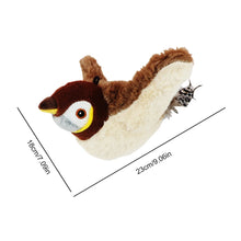 Interactive Cat Toys Flapping Wings(no Flying) Sparrow Catnip Toys Simulated Chirping Bird with Vibration Sensor for Cats
