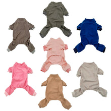 Soft Warm Dog Pajamas Long Sleeves Full Body Covered Pet Pajamas for Small Medium Large Dogs Clothes Pet Jumpsuits Dog Onesies
