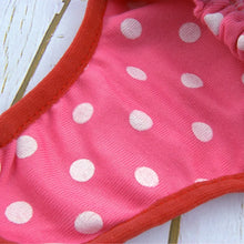 Pet Dog Diaper Sanitary Pantie Reusable Puppy Sanitary Pans Polka-Dot Rainbow Dog Underwear Diaper for Female Dogs Heat Period