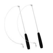 Cat Teaser Wands Three-section Telescopic Fishing Pole Wand Kitten Funny Catcher Teaser Stick Rod Interactive Stick Teaser Toys