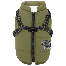 Winter Dog Clothes For Small Large Dogs Warm Fleece Big Dog Jacket Waterproof Pet Coat With Harness Chihuahua Puppy Costume