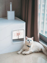 Sugar cube semi-enclosed cat litter box High-value cat litter box Portable large-capacity cat toilet Pet supplies