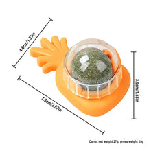 Cat Wall Stick-on Ball Wall Mount Cat Mint Balls Edible Cat Catnip Licking Ball Cat Wall Treats Teeth Cleaning Cat Bite Toy