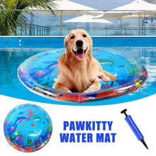 Cat Play water Mat Inflatable Play Water Pad Bed Cooling Pad Interactive Toys Thickened Mat with Pump Pet Supplies for Indoor