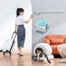 Pet Smart Litter Box Fully Automatic Cleaning of Electric Large Cat Toilet Deodorizing Fully Enclosed Automatic Cat Litter Box