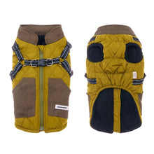 Waterproof Warm Dog Jacket With Harness Winter Dog Clothes French Bulldog Coat Chihuahua Pet Costume for Small Medium Dogs