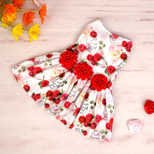 Dog Dress Pet Clothes Spring Summer Puppy Skirt Princess Dress Fashion Flower Heart Lovely Pattern Sleeveless Dog Dresses