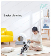 Pet Smart Litter Box Fully Automatic Cleaning of Electric Large Cat Toilet Deodorizing Fully Enclosed Automatic Cat Litter Box
