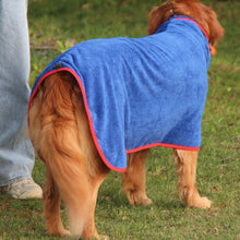 Dog Bathrobe Towel Microfiber Absorbent Beach Towel For Medium Small Dogs Cats Fast Dry Coat Absorbent Pet Nightwear Soft Towel