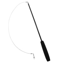 Cat Teaser Wands Three-section Telescopic Fishing Pole Wand Kitten Funny Catcher Teaser Stick Rod Interactive Stick Teaser Toys