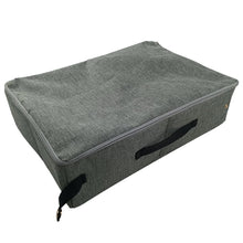 Sturdy Collapsible Cat Litter Box Foldable Cat Litter Box With Zipper Lid Travel Litter Box For Kitties Oxford Cloth  PP Board